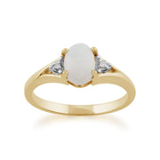 Opal and Diamond Ring Image 1