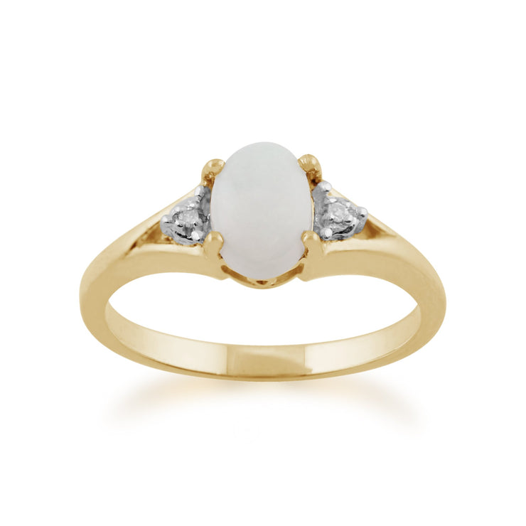 Opal and Diamond Ring Image 1