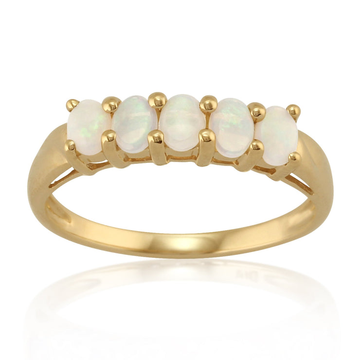 Opal Five Stone Ring Image 1