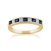Emerald and Diamond Eternity Ring Image 1