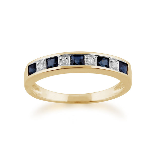 Emerald and Diamond Eternity Ring Image 1