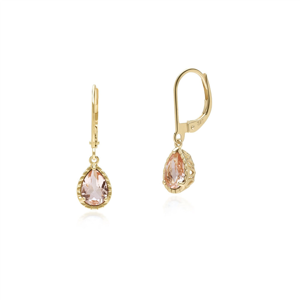 Morganite earrings discount