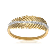 ECFEW™ 'The Unifier' Diamond Feather Ring